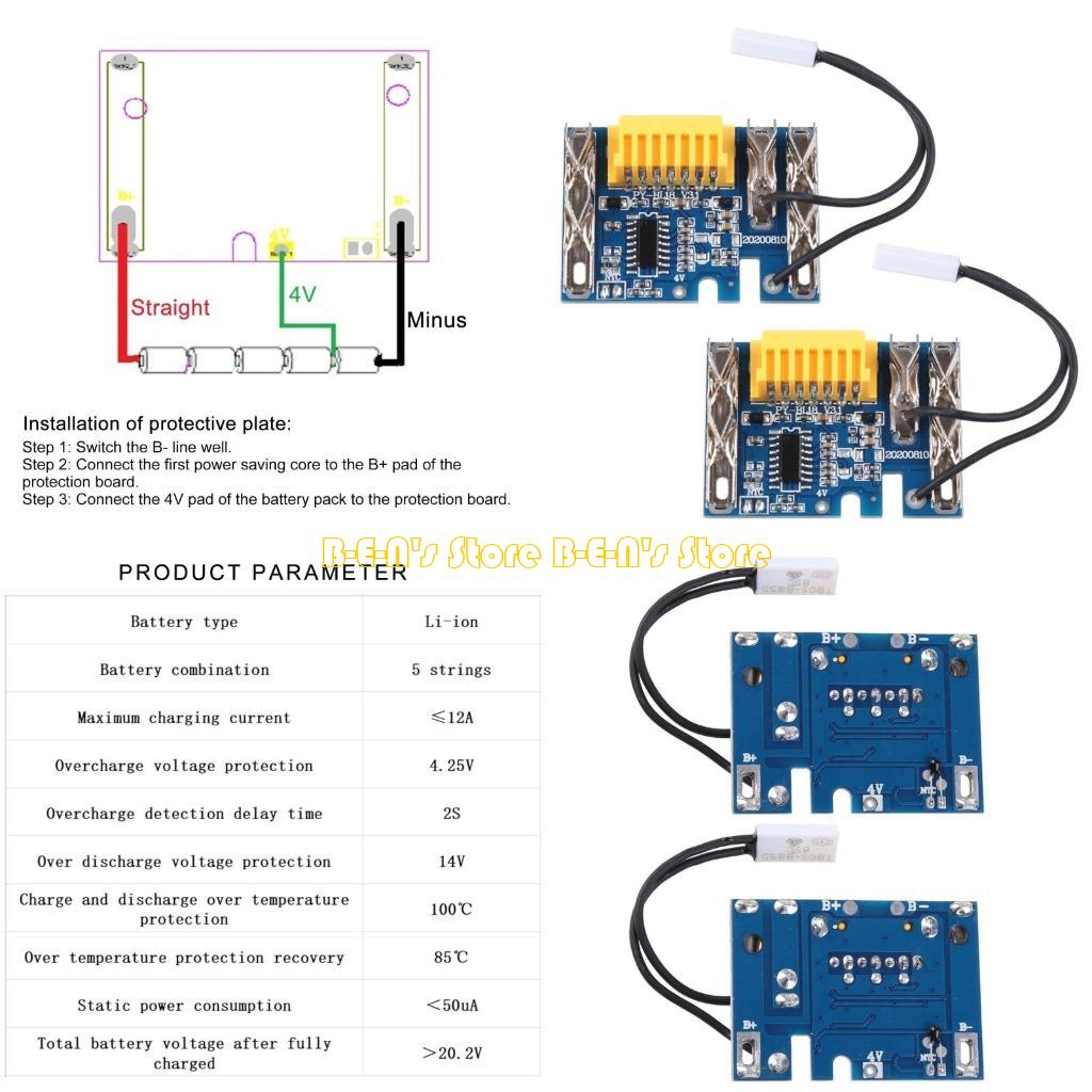 Workshop Tools Safety - Y1AD 14.4V Lithium Battery Overcharge Protective