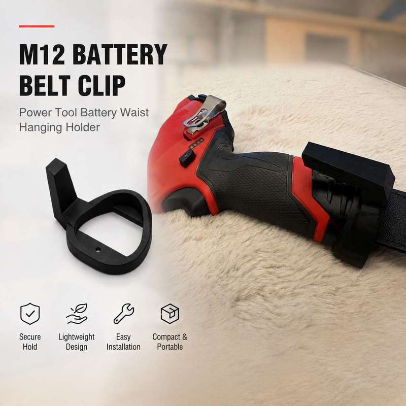 Workshop Tools Hanging - Power Tool Battery Waist Belt Clip