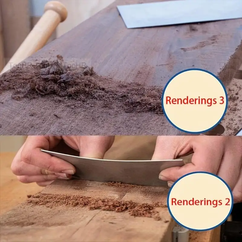 Card Scraper Cabinet - Premium 6Pcs Woodworking Card Scraper Set