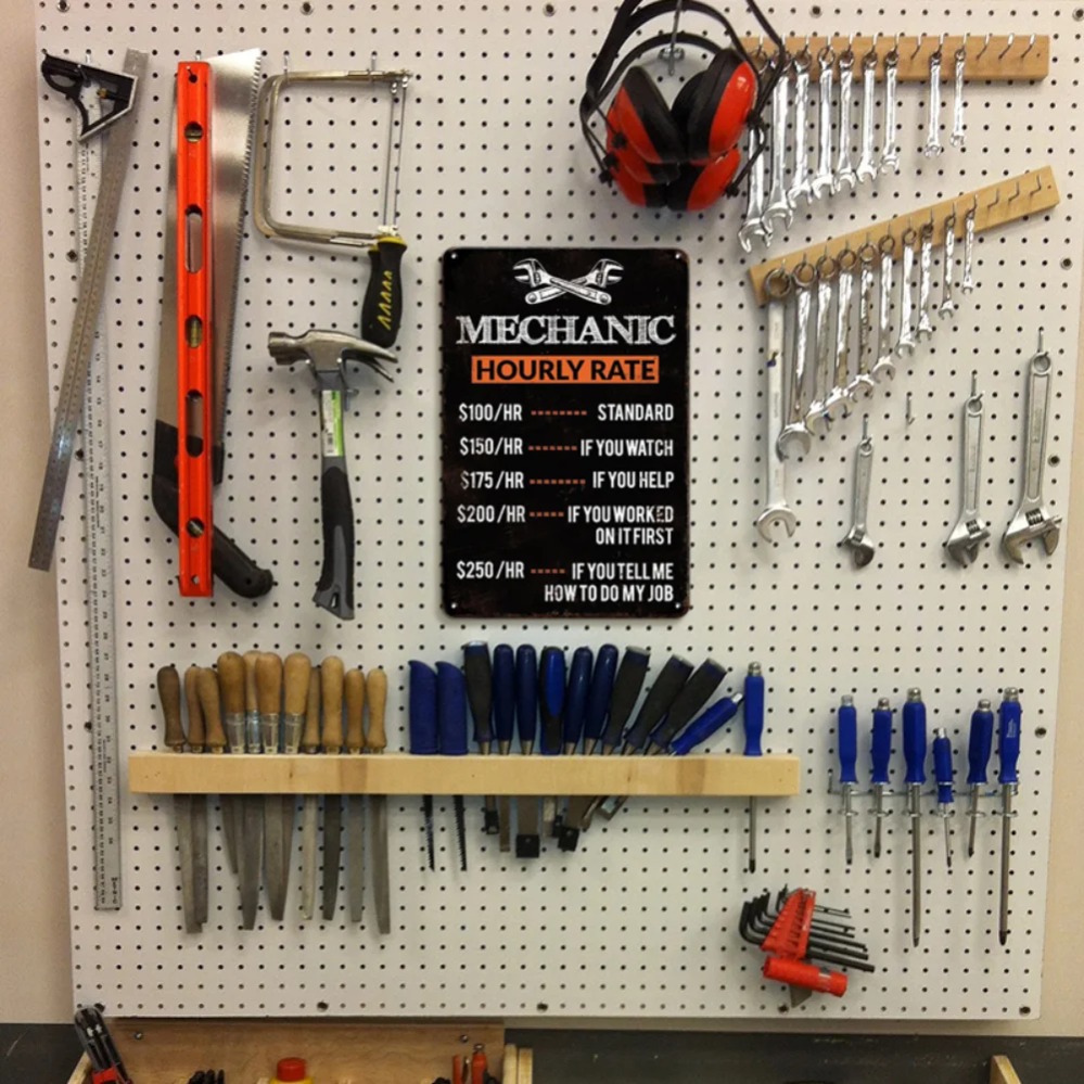 Vintage Mechanic Hour Rate Sig - огляд і ціна Workshop Tools Hours