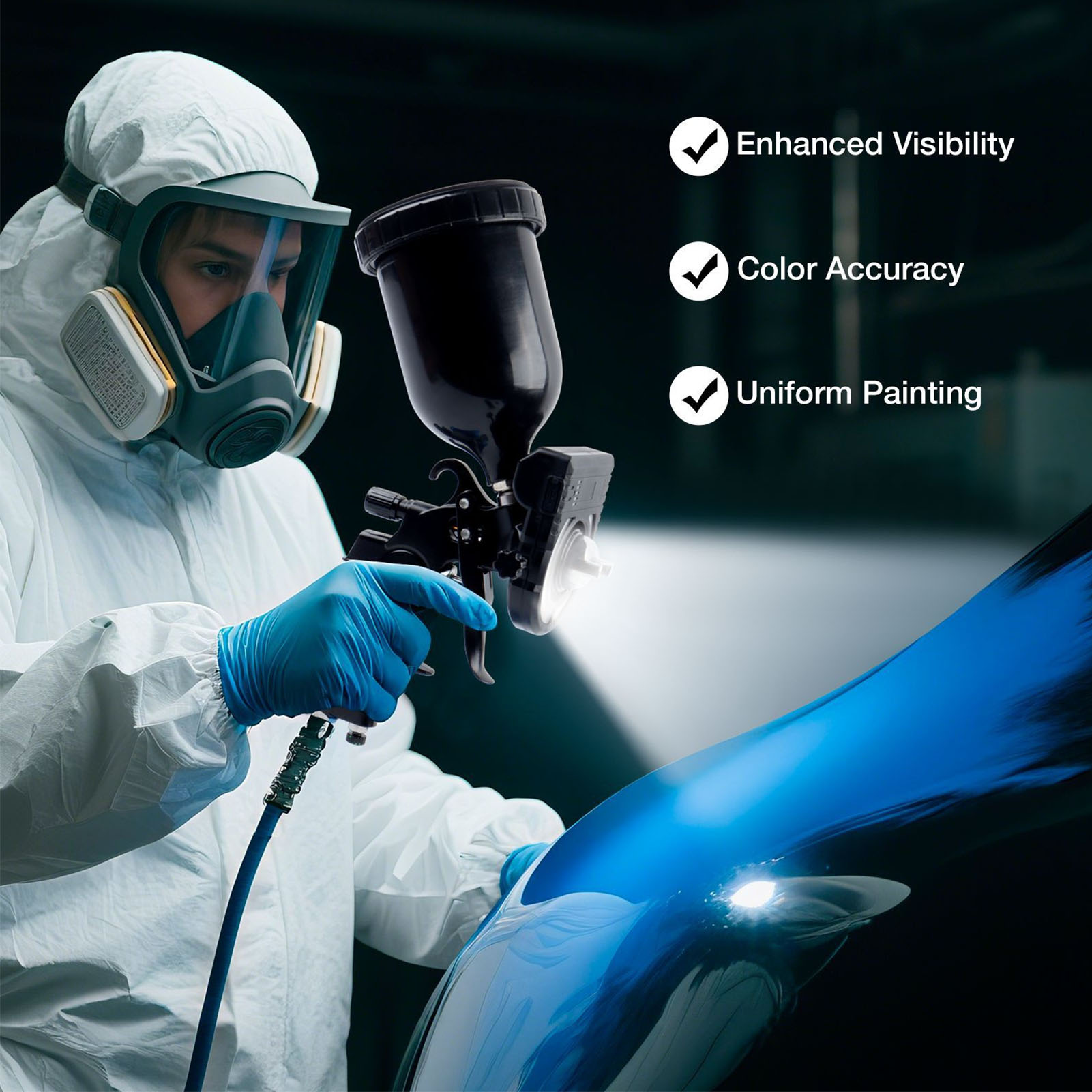 New Spray Gun Light, 5 Adjusta - огляд і ціна Workshop Tools Hours
