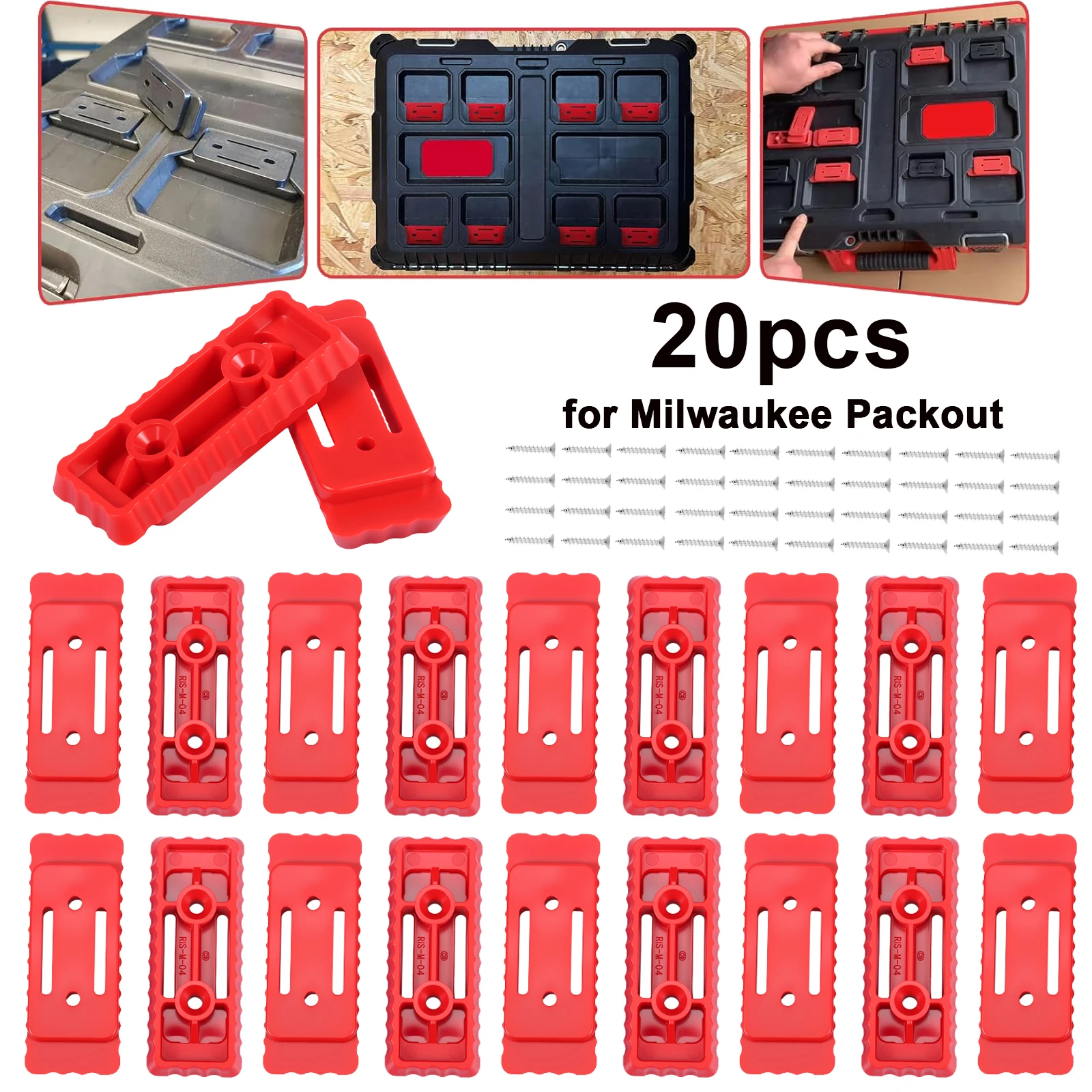 20pcs Mounting Feet for Milwau - огляд і ціна Tools In Electrical Workshop