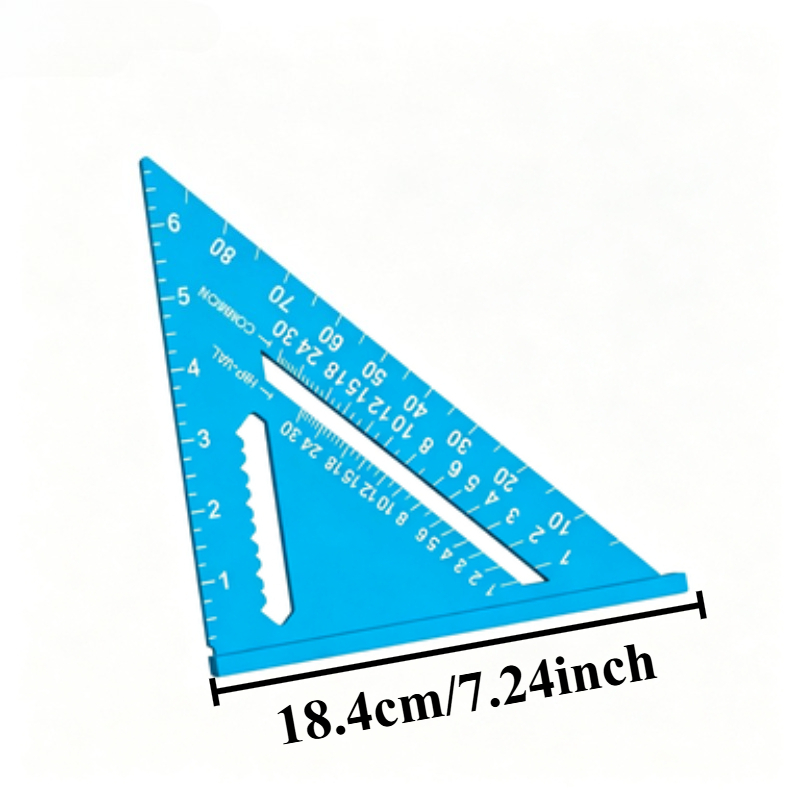1Pc 7 Inch Speed Square Ruler, - огляд і ціна Dovetail Marking Guide