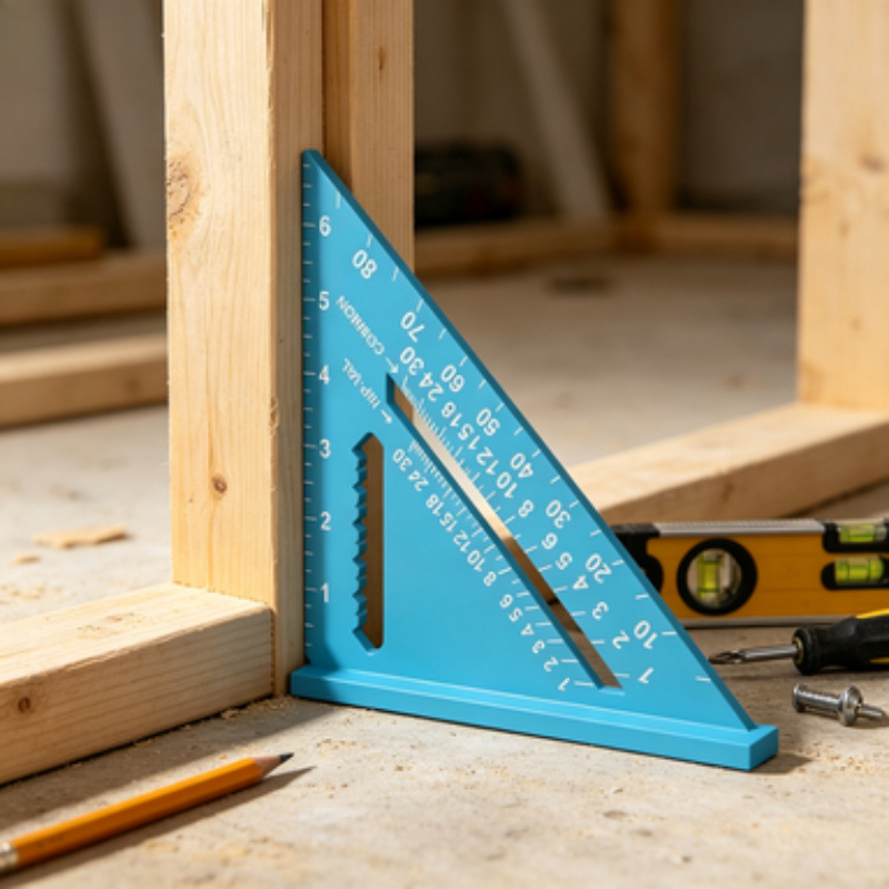 1Pc 7 Inch Speed Square Ruler, - огляд і ціна Dovetail Marking Guide