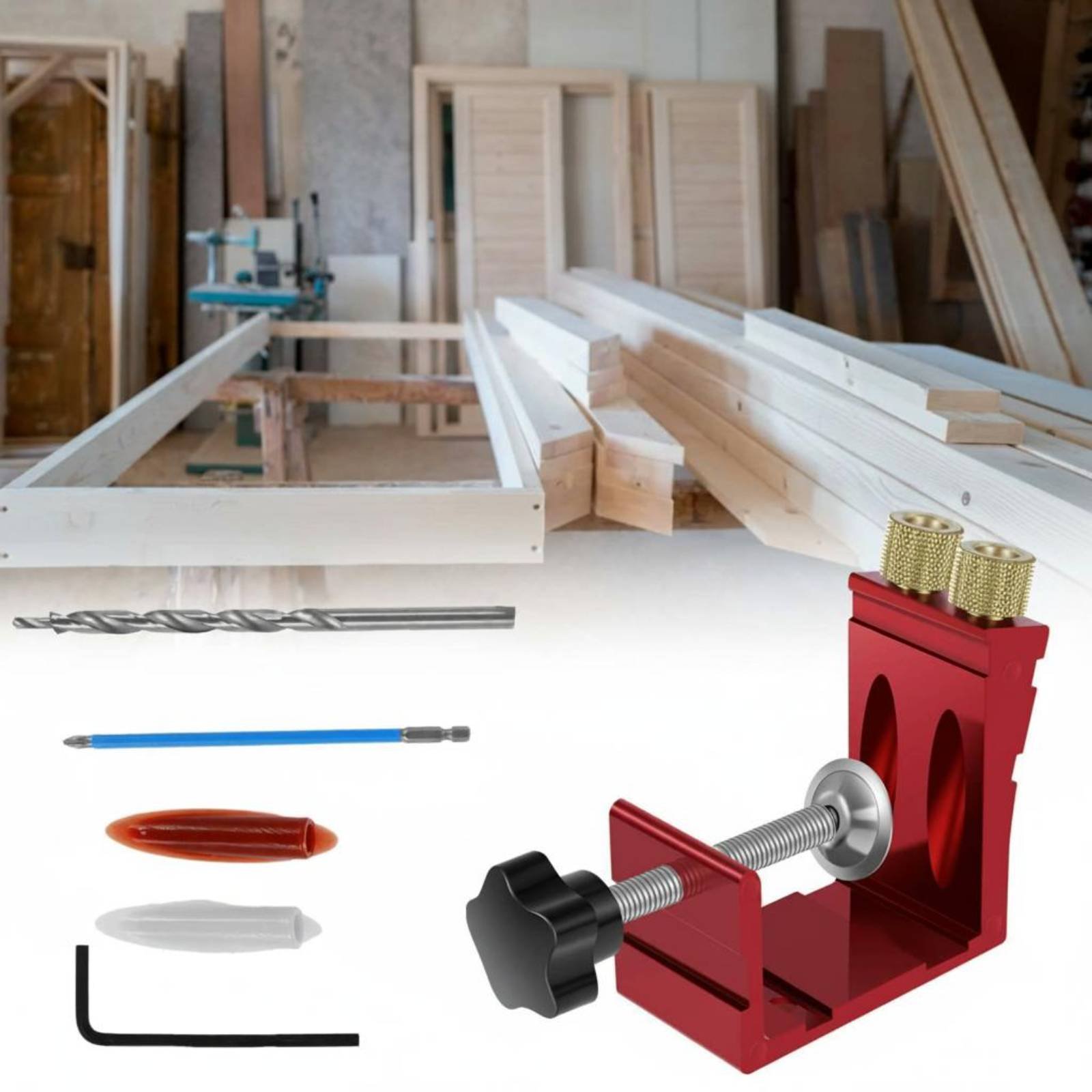 15 Degree Angle Drilling Guide - огляд і ціна Workshop Joinery Tools