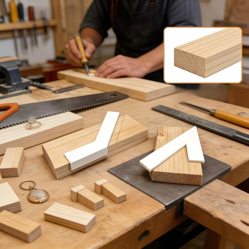 45 Degree Positioning Ruler 2P - огляд і ціна Marking Tools In Workshop