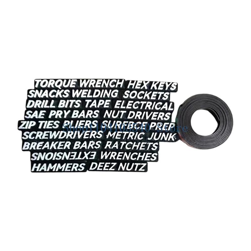 02DC Workshop Drawer Labels Ra - огляд і ціна Workshop Tools And Names