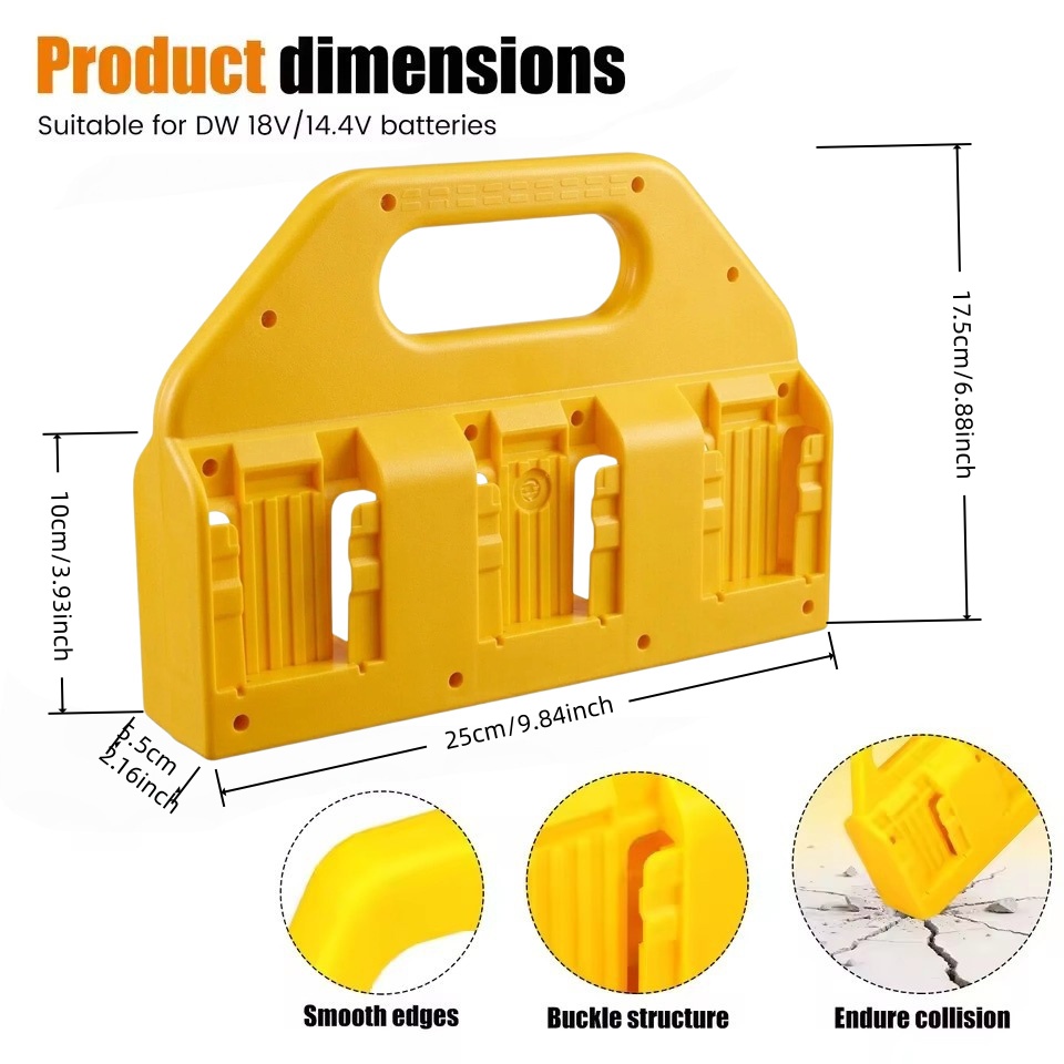 For Dewalt 18V Battery Storage - огляд і ціна Tools In Electrical Workshop