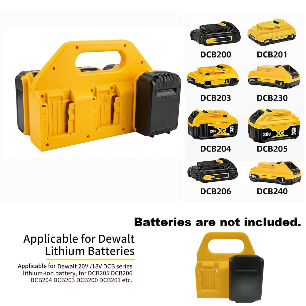For Dewalt 18V Battery Storage - огляд і ціна Tools In Electrical Workshop