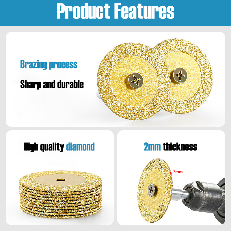 40mm Braze Diamond Saw Blade M - огляд і ціна Power Tools For Workshop