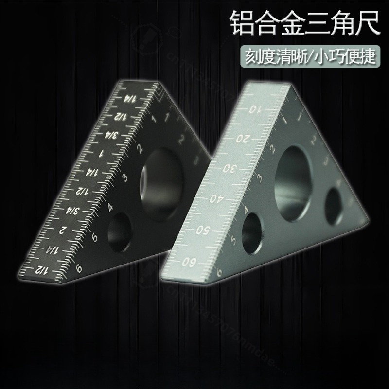 Thick Aluminum Triangle Ruler  - огляд і ціна Marking Tools In Workshop