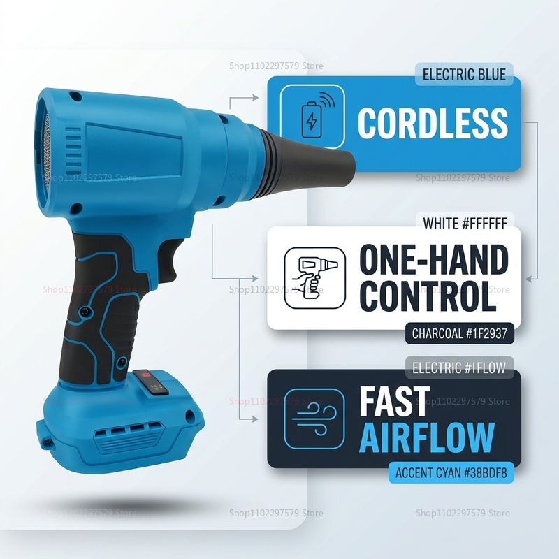 18V Brushless Cordless Air Dus - огляд і ціна Tools In Electrical Workshop