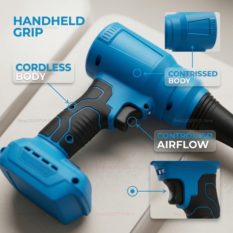 18V Brushless Cordless Air Dus - огляд і ціна Tools In Electrical Workshop