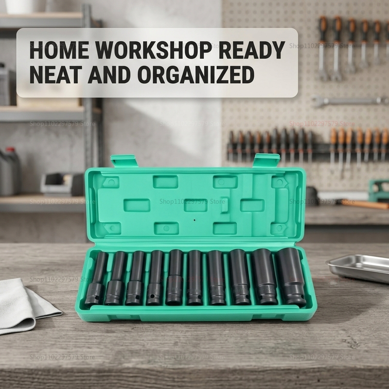 10pcs Socket Wrench Set 8-24mm - огляд і ціна Tools In Electrical Workshop