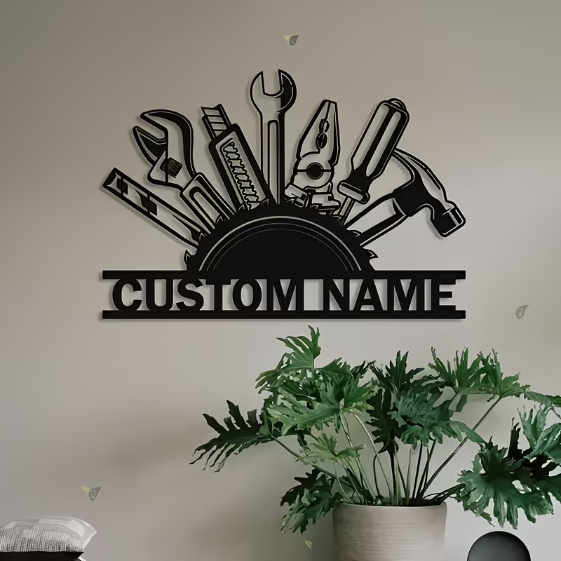 Custom Metal Tool Wall Art - P - огляд і ціна Workshop Tools And Names