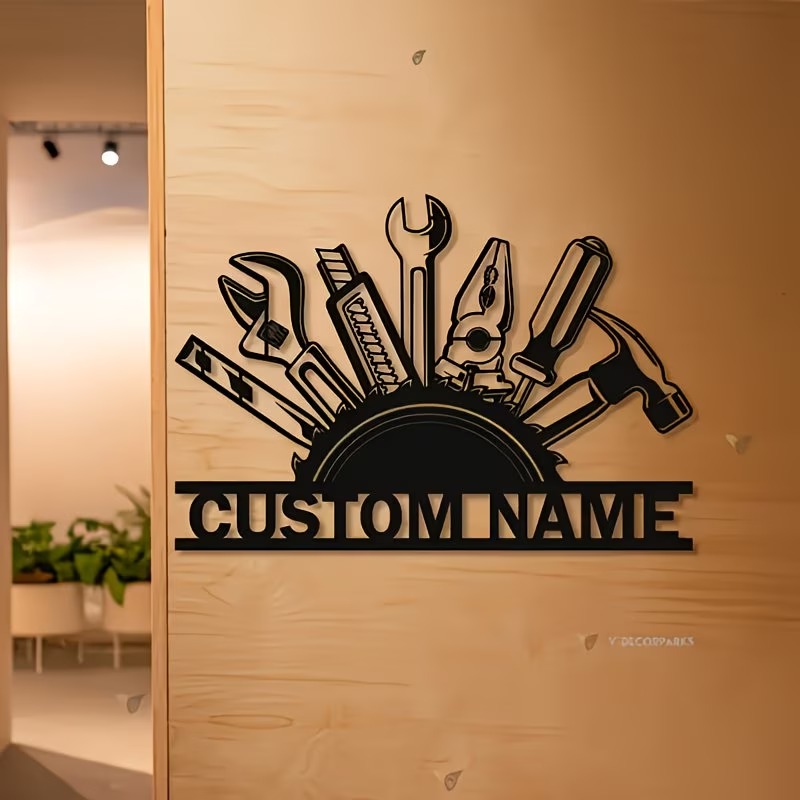 Custom Metal Tool Wall Art - P - огляд і ціна Workshop Tools And Names