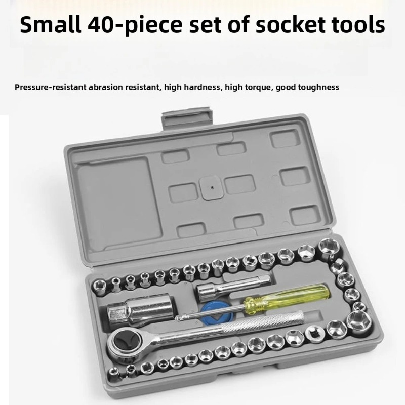 40-Piece Combination Socket Se - огляд і ціна Tools For Motorcycle Workshop